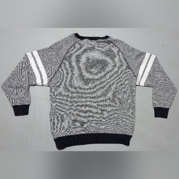 Victoria's Secret PINK Gray Crewneck with Black Trim, Size XS - Picture 2 of 5